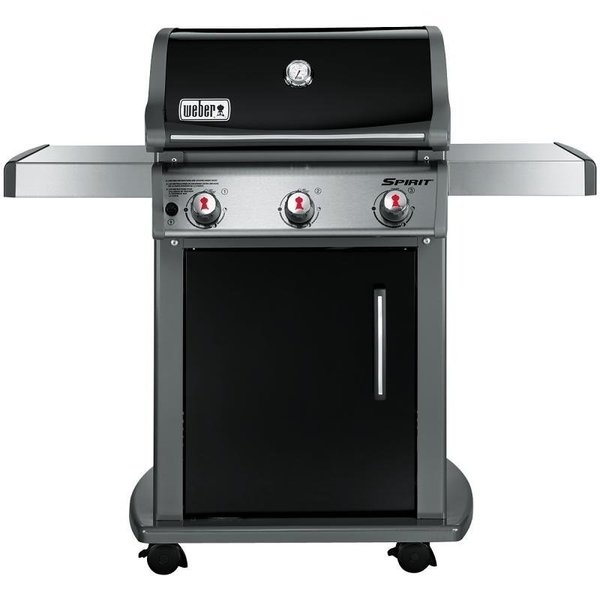 Weber SPIRIT E310 Series Gas Grill, 32000 Btuhr BTU, Liquid Propane, 3 Burner, Stainless Steel Body 46510001